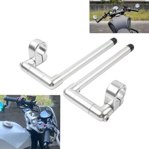 37MM Cafe Racer Bars 7/8" Motorcycle Universal Clip-On Handlebar Fork Tube 37MM - Picture 1 of 11