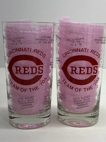 Cincinnati Red's Team of the '70s, 5 1/2" Vintage Glass Cover