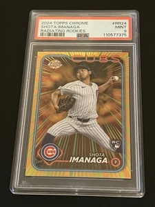Béisbol Shota Imanaga 2024 Topps cromado radiante novatos PSA 9 - Imagen 1 de 1