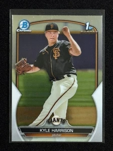 2024 Bowman Chrome - 1st Prospects #BCP-93 Kyle Harrison SF GIANTS - Picture 1 of 4