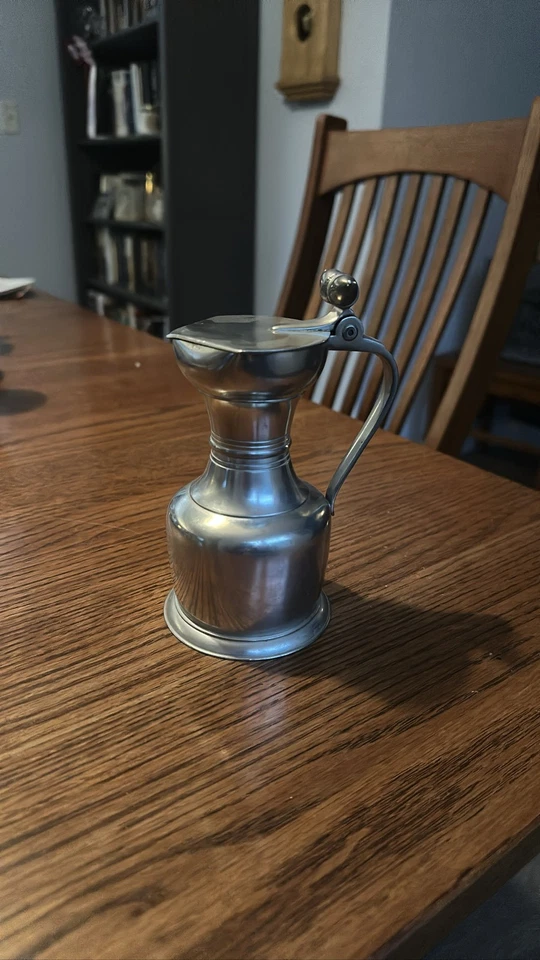 Royal Holland Daalderop оловянный желудь с крышкой сливочник сироп кувшин - Изображение 1 из 3