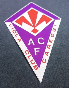 ADESIVO STICKERS SIMBOLO BADGE STEMMA LOGO CREST CLUB FIORENTINA FIRENZE CAREGGI - Foto 1 di 2