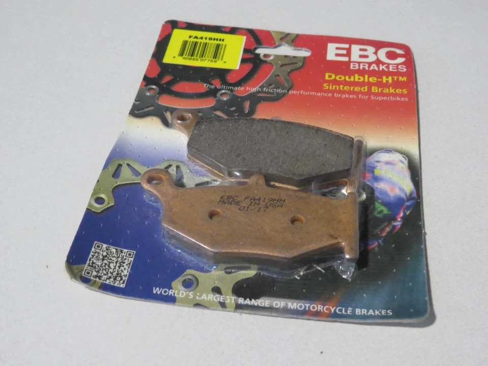NUEVAS PASTILLAS DE FRENO DE REPUESTO EBC para: Suzuki GSXR600 GSXR750 GSXR1000 FA419HH Foto 1 de 3