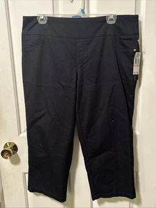Pantalones capri para mujer Counterparts azul marino talla 10 NUEVO - Imagen 1 de 5