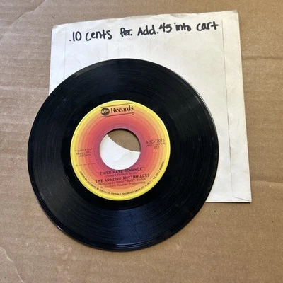 The Amazing Rhythm Aces Third Rate Romance/Mystery Train 1979 Abc Records 45 - Image 1 of 4