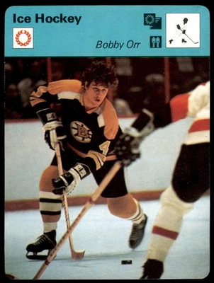 1977 Sportscaster #01-02 Бобби Орр - хоккей почти как новый - Изображение 1 из 2