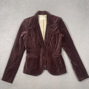 Blazer Wyeth by Todd Macgill femme M marron velours western bouton unique États-Unis - Photo 1/11