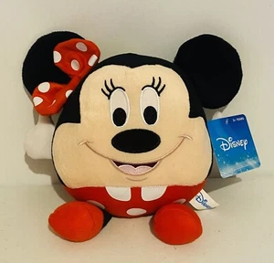 Brand New Disney Minnie Mouse Roly Poly Round Plush Soft Toy 20cm - Picture 1 of 1