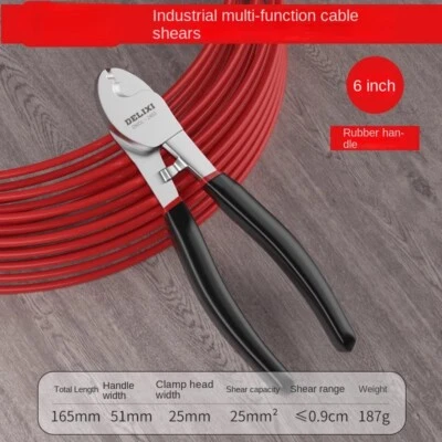 Cable Clippers Wire Clippers Electrical Reader Pliers Electrical Wire Cutters - Image 1 of 4