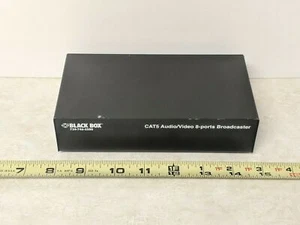 BLACK BOX AC156A-8 CAT5 Audio/Video 8-Ports Broadcaster Splitter For Parts - Picture 1 of 12