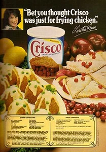 Anuncio impreso de música country Crisco Loretta Lynn 1982 anuncio vintage años 80 - Imagen 1 de 1