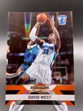 2010-11 Panini Threads Century Proof Silver /199 David West #49