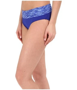 TYR Sonoma Active Banded Bikini Bottom Blue Wide Waistband Swimwear Size L - Picture 1 of 3