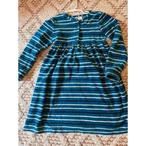 Hanna Andersson velour stripe dress sz 130 - Picture 1 of 2