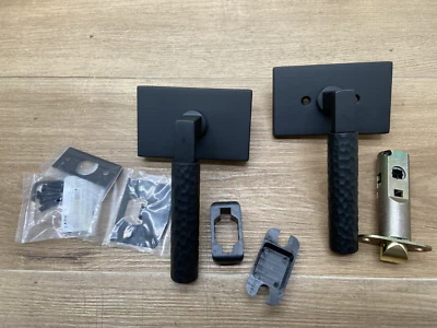 Mango de palanca martillado selecto Emtek 5112US19.LSUS1.HAUS19.LH *LEER* Foto 1 de 3