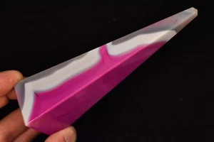*AGATE* Obelisk 13.7cm 193g Pink Polished Generator Tower Healing Crystal - Bild 1 von 19
