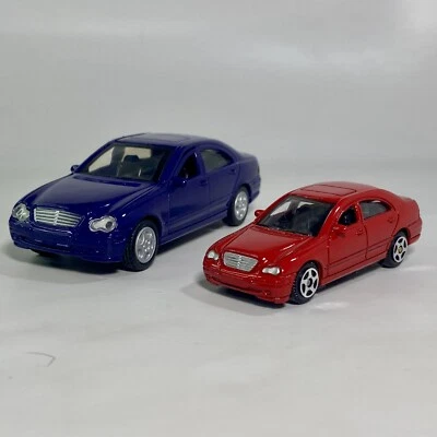 MotorMax #4049 1:43 & #6066 1:64 Mercedes-Benz C-Class Diecast Car Lot - Image 1 of 4
