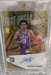 2023-24 DONRUSS OPTIC KEYONTE GEORGE ROOKIE GOLD FAST BREAK AUTO # 06/10 - Picture 1 of 6
