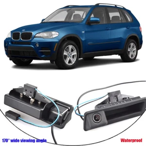 Car Trunk Handle w/ CCD Rear View Backup Camera for BMW X5 2007-2013 E70 E71 - Picture 1 of 7