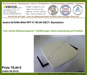 Estación base Aastra DeTeWe Mitel WLAN DECT RFP 41 - Rg. incl. IVA - Imagen 1 de 2