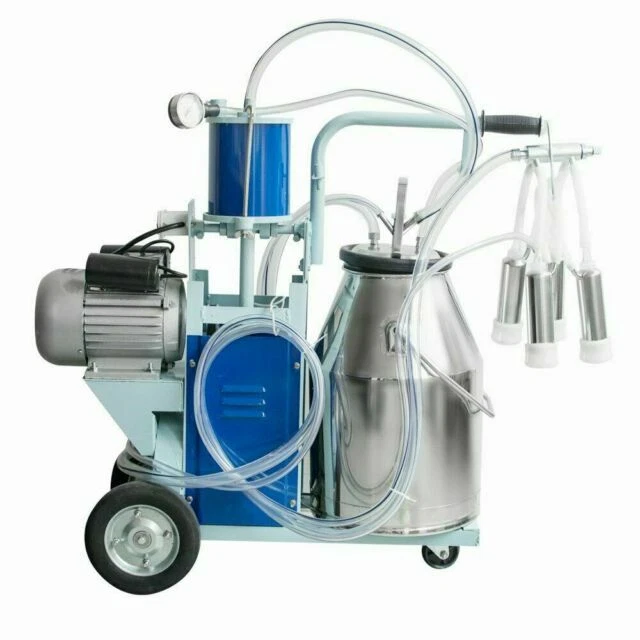 Intbuying Y170683 110V Electric Milking Machine Piston Cow and Goat Milker Machine