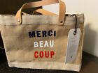 Apolis Global Citizen Petite Market Bag Natural for Clare V. “Merci Beau Coup” 