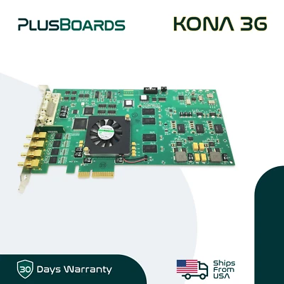 AJA 2K 3G Dual-Link HD/SD PCIe HDMI PCIe Video Card P/N: KONA-3G-R0 Tested - Image 1 of 4