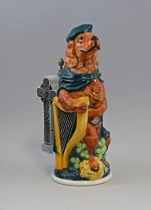 9941912 Ens/acciaio porcellana boccale birra da collezione cane da caccia setter irlandese arpa H32 cm - Foto 1 di 2