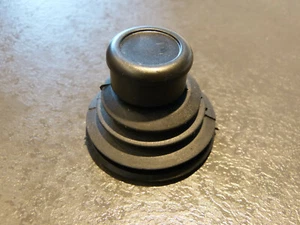 VW Knopf + Faltenbalg Spiegel Verstellung Golf 1 2 Cabrio Rocco 191857520A 2P4 - Bild 1 von 4