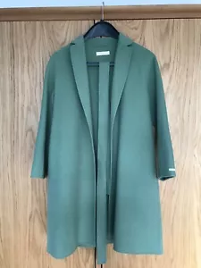 BNWOT 'S Max Mara Wrap Wrap Coat, Olive Green, UK8, IT40 - Picture 1 of 5