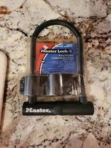 Master Lock Bike lock 9.6" x 6.5" Hardened steel  23Keys Same Day Ship ! - Picture 1 of 5