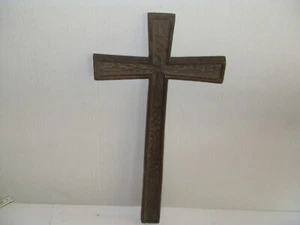 Bronze- Kreuz mit Rand H45cm B30cm T 3cm - Bild 1 von 3