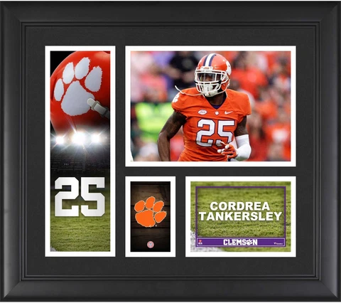 Cordrea Tankersley Clemson Tigers Framed 15" x 17" Player Collage - Fanatics Cover