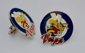 Vespa Wasp Target Scooter Mod Enamel Cufflinks - Picture 1 of 1