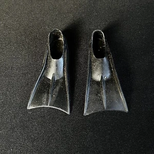 Vintage 1964 Hasbro GI Joe Sailor #7602 Frogman Set Black Swim Fins - Picture 1 of 14
