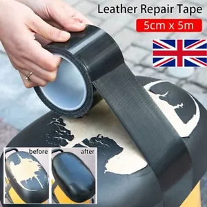 Leather Repair Tape Self-Adhesive Patch For Car Seats Couch Furniture Sofa` - Picture 1 of 16