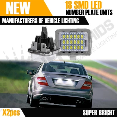 *18 SMD LED number/licence plate units Mercedes C Class W204 Estate/Saloon/Wagon - Image 1 of 4