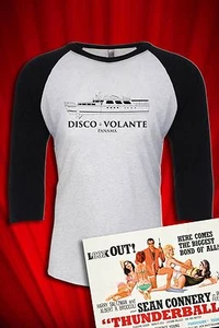 Disco Volante Yacht Thunderball inspired Vintage T-SHIRT James Bond - Picture 1 of 6
