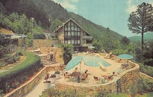 Postkarte TN: Chalet Motel, Gatlinburg, Tennessee, 50er Jahre, unbespielt - Bild 1 von 2
