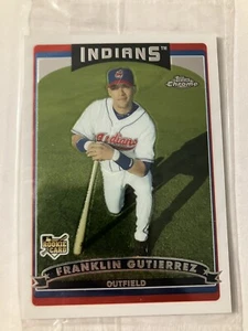 2006 Topps Chrome Rookie Logo /599 Franklin Gutierrez #CRC30 SEALED NEVER OPENED - Picture 1 of 2