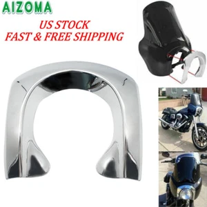 Borde de lámpara delantera cromado bisel de faros cubierta de ajuste para Dyna FXR 87-99 FXD T-Sport - Imagen 1 de 10