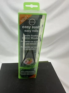 EASY SUSHI MAKER SUSHI MAT EASY ROLL FOR BEGINNERS Make Your Own Sushi - Picture 1 of 6