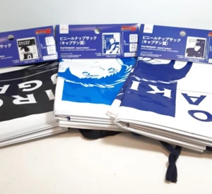 Daiso Captain Tsubasa Vinyl Backpack Tsubasa Hyuga Misaki Set Of 3 Coplete - Picture 1 of 11