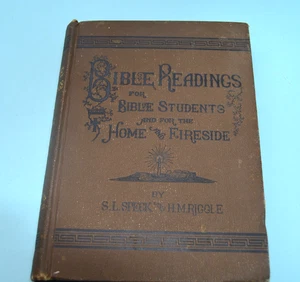 1902 Bible Readings for Bible Students for Home & Fireside HB - Picture 1 of 10