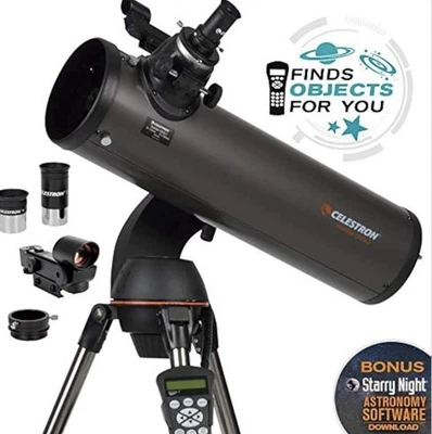 Telescopio Computarizado Celestron - NexStar 130SLT - Diseño Compacto y Portátil Foto 1 de 4