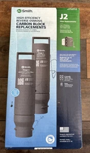 AO Smith Reverse Osmosis Filter Carbon Cartridges. J2.  2 Filters.  - Picture 1 of 4