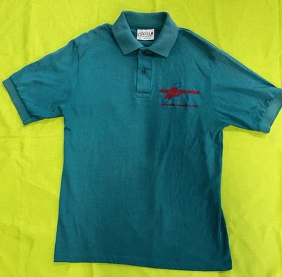 Vintage the Milwaukee mile Polo Shirt size medium 1990s 80s Racing History - Image 1 of 4