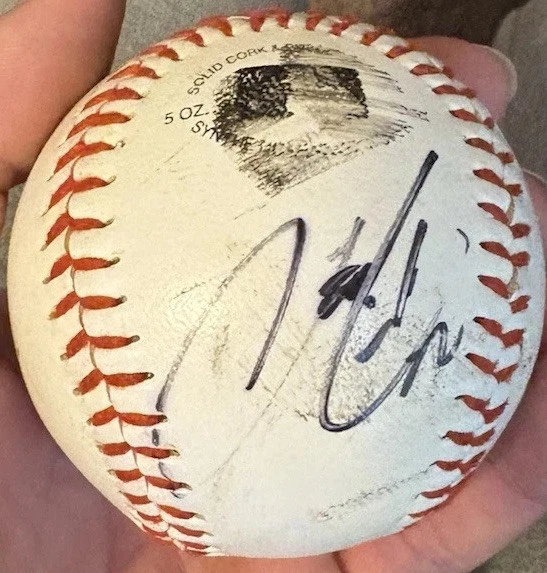 Béisbol autografiado por Francisco Lindor - inscrito Foto 1 de 1