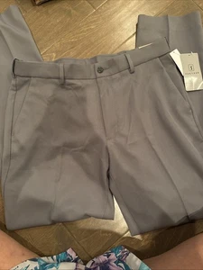 PGA TOUR Herren Flat Front Comfort Stretch 5 Pocket Golfhose | Grau | 33W x 32L - Bild 1 von 2