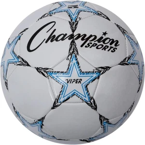 Champion Sports Viper Pallone da Calcio - Taglie 3, 4, 5 - Cover TPU Soft Touch, Durabl - Foto 1 di 9